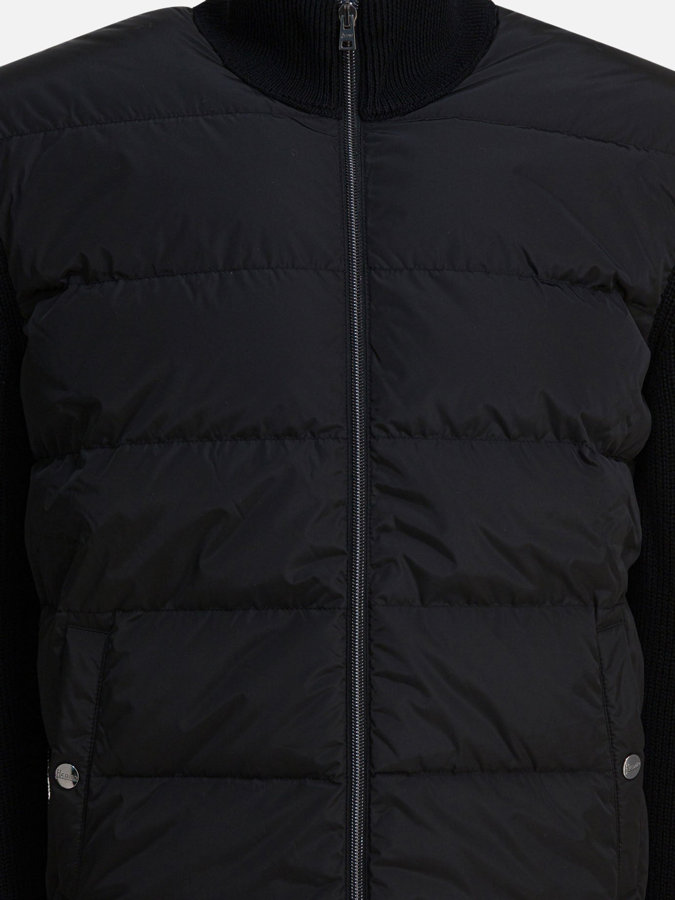 Piumini corti Solid colour  Nero - Herno Uomo | PDP | VIETTI Online Store | thumbnail_3