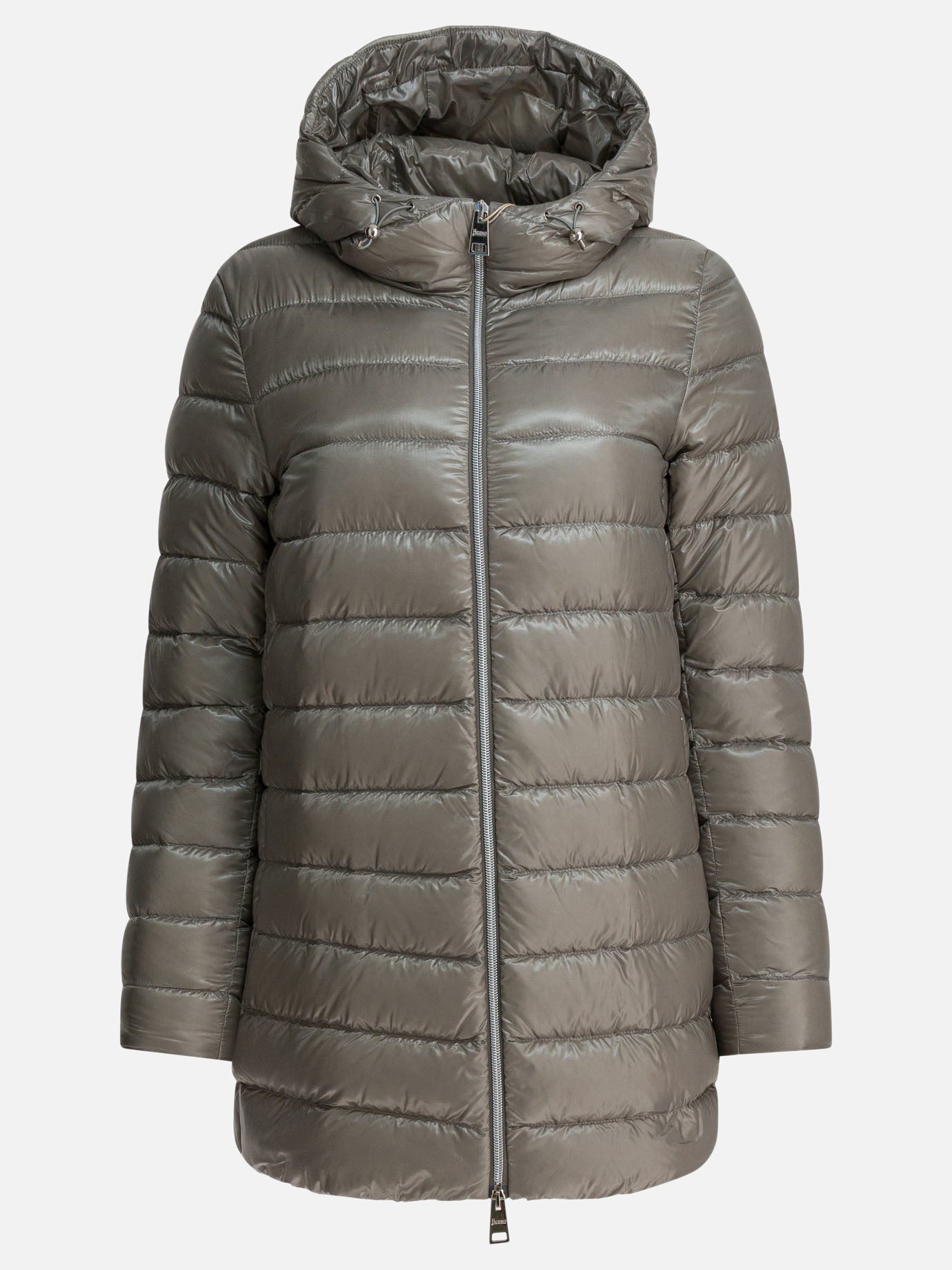 Piumini lunghi Solid colour  Grigio - Herno Donna | PDP | VIETTI Online Store | thumbnail