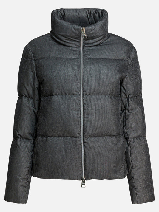 Piumini corti Solid colour  Grigio - Herno Donna | PDP | VIETTI Online Store 
