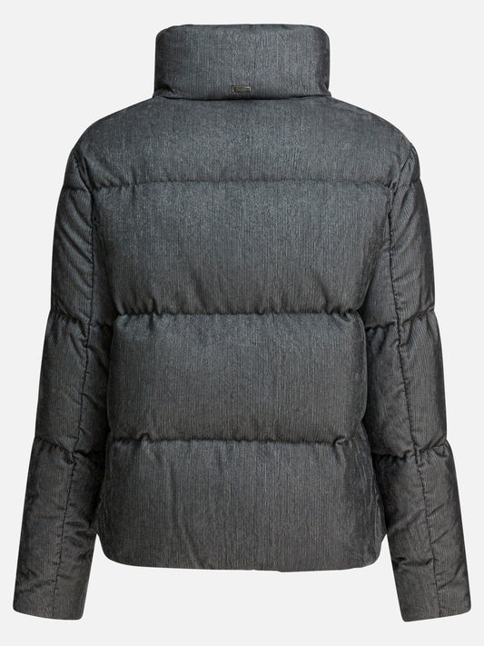 Piumini corti Solid colour  Grigio - Herno Donna | PDP | VIETTI Online Store | 2
