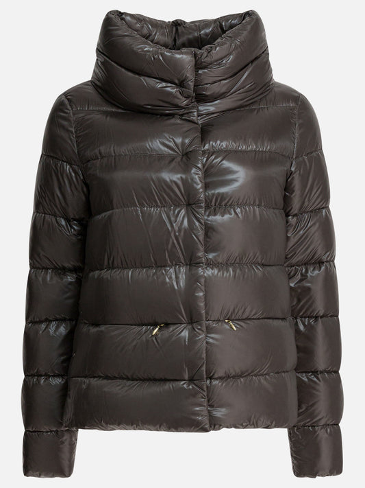Piumini corti Solid colour  Grigio - Herno Donna | PDP | VIETTI Online Store 
