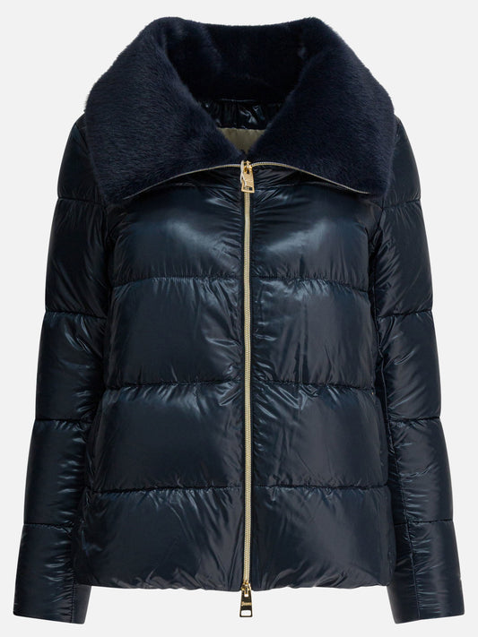 Piumini corti Solid colour  Blu - Herno Donna | PDP | VIETTI Online Store 
