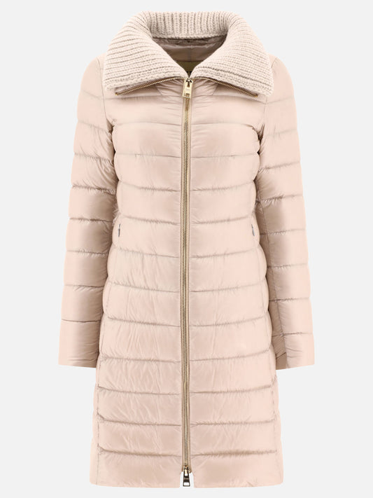 Down coats Solid colour  Beige - Herno Women | PLP | VIETTI Online Store 
