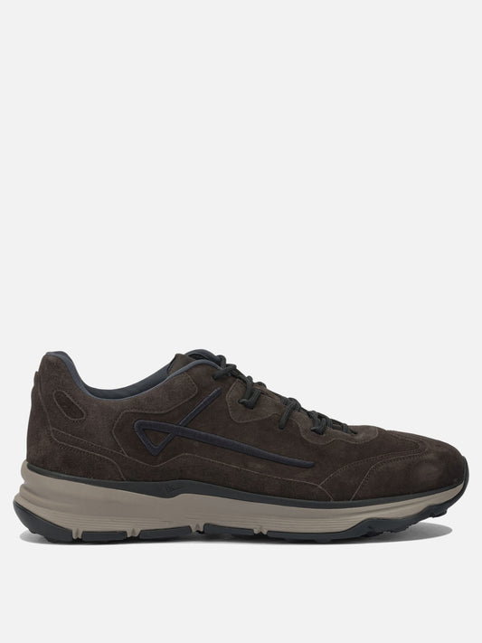 Sneaker basse 100% leather - 100% rubber  Marrone - Herno Uomo | PLP | VIETTI Online Store 
