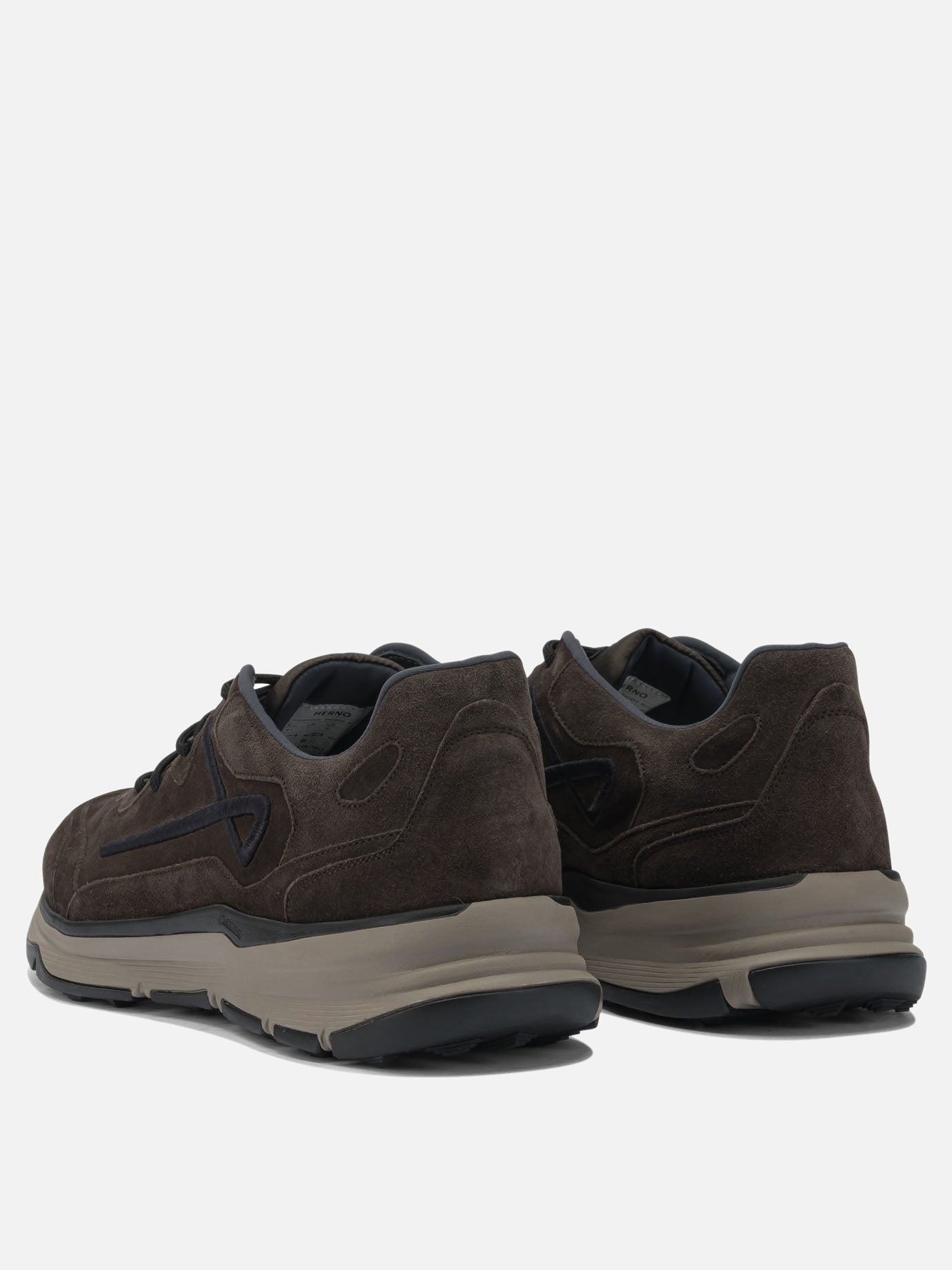 Sneaker basse 100% leather - 100% rubber  Marrone - Herno Uomo | PDP | VIETTI Online Store | thumbnail_4