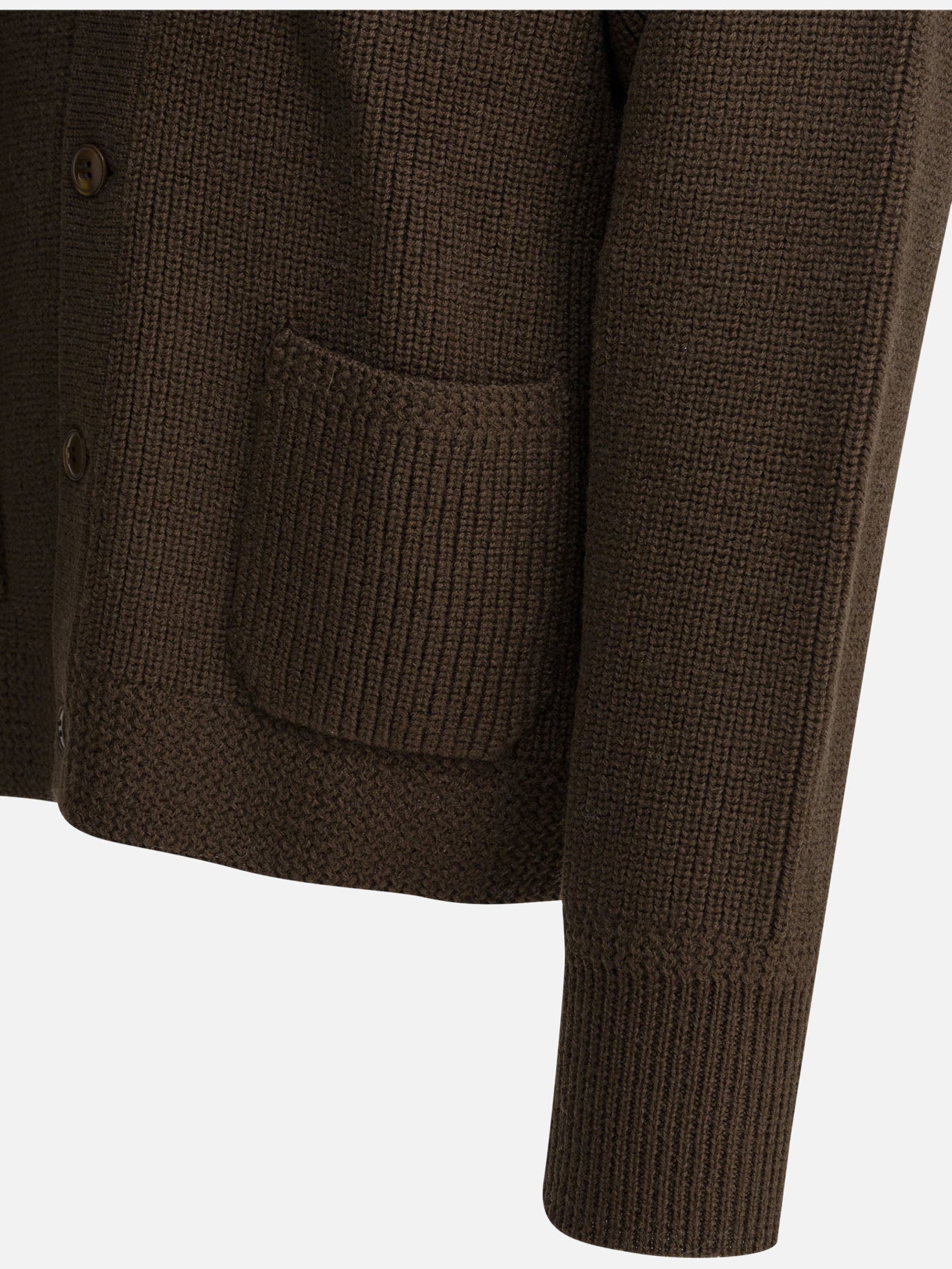 Cardigans Logo  Brown - Human Made Men | PDP | VIETTI Online Store | Zoom-Modal_4
