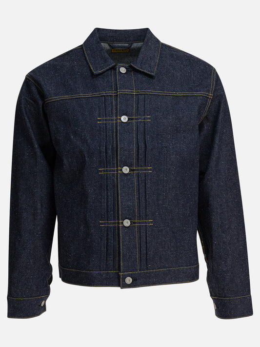 Denim jackets Solid colour  Blue - Human Made Men | PLP | VIETTI Online Store 
