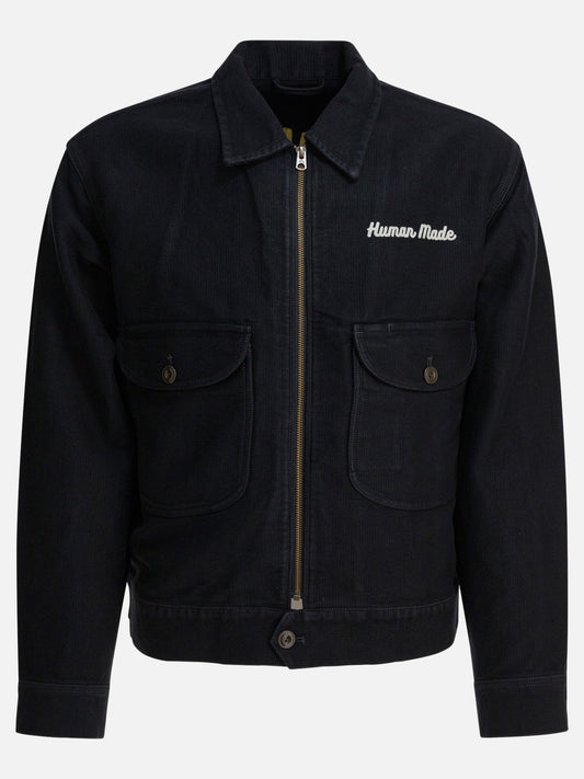 Giacche overshirt Logo  Nero - Human Made Uomo | PLP | VIETTI Online Store 
