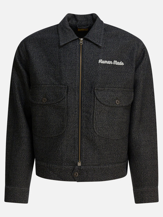 Giacche overshirt Logo  Grigio - Human Made Uomo | PLP | VIETTI Online Store 
