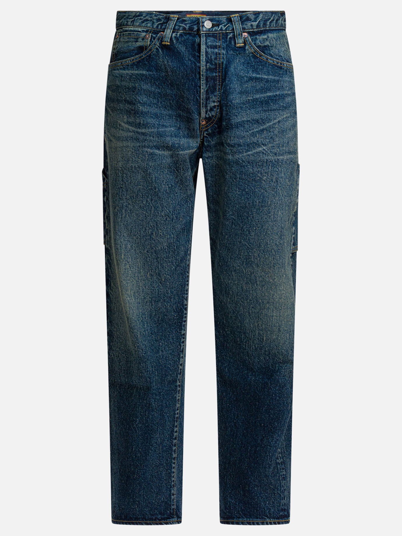Straight-leg jeans Solid colour  Blue - Human Made Men | PDP | VIETTI Online Store | thumbnail