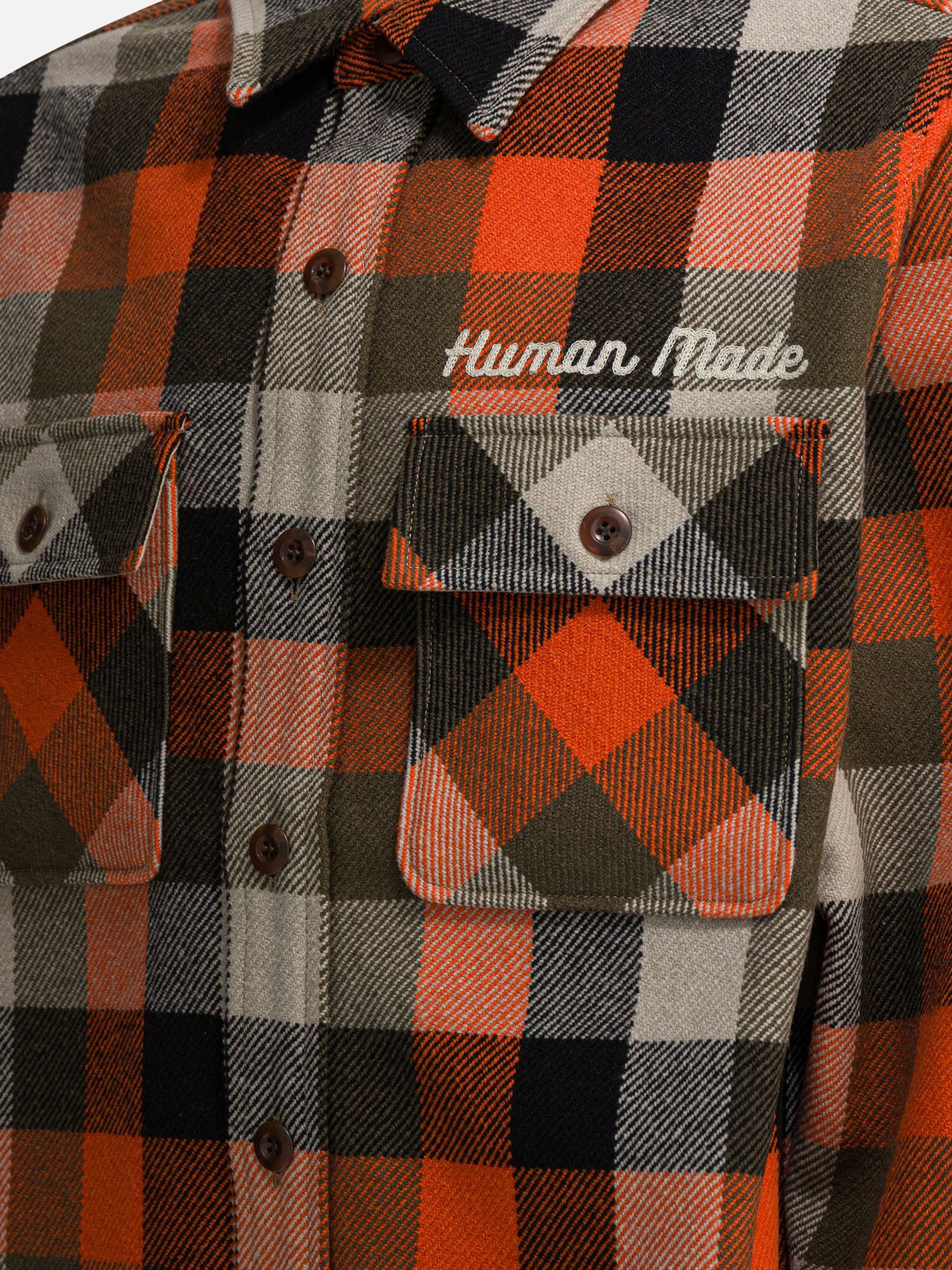 Giacche overshirt Check  Arancione - Human Made Uomo | PDP | VIETTI Online Store | thumbnail_4