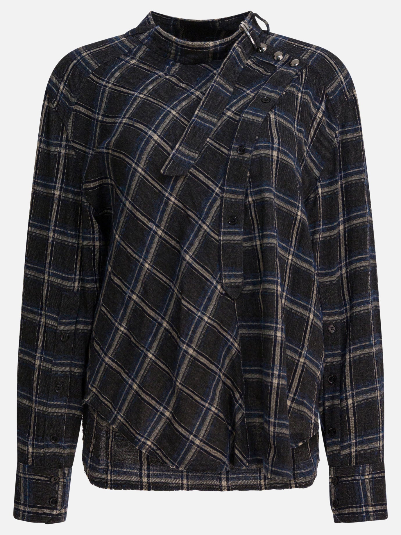 Blouses Check  Blue - Isabel Marant Women | PDP | VIETTI Online Store | Zoom-Modal
