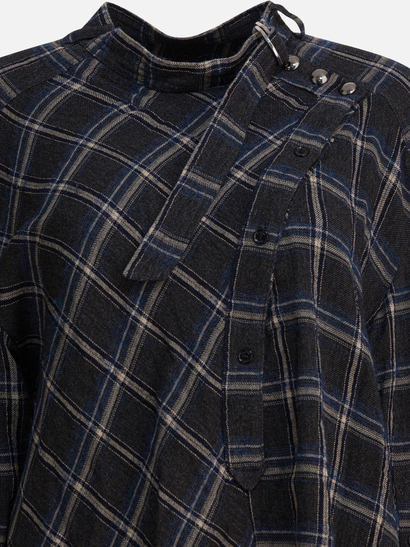 Blouses Check  Blue - Isabel Marant Women | PDP | VIETTI Online Store | thumbnail_4