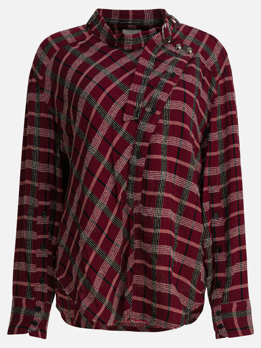 Blouses Check  Red - Isabel Marant Women | PLP | VIETTI Online Store 
