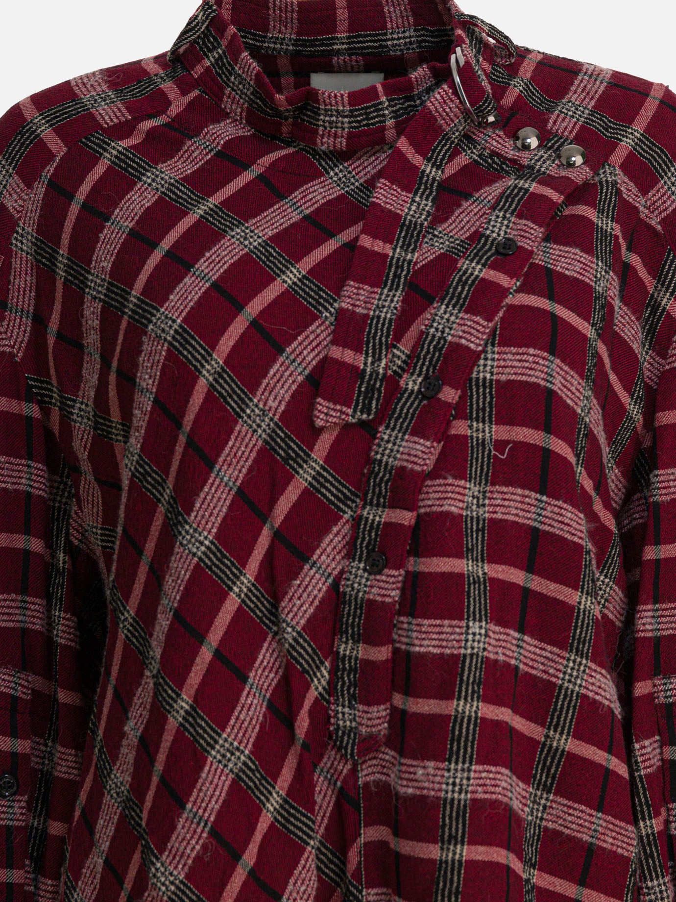 Blouses Check  Red - Isabel Marant Women | PDP | VIETTI Online Store | thumbnail_3