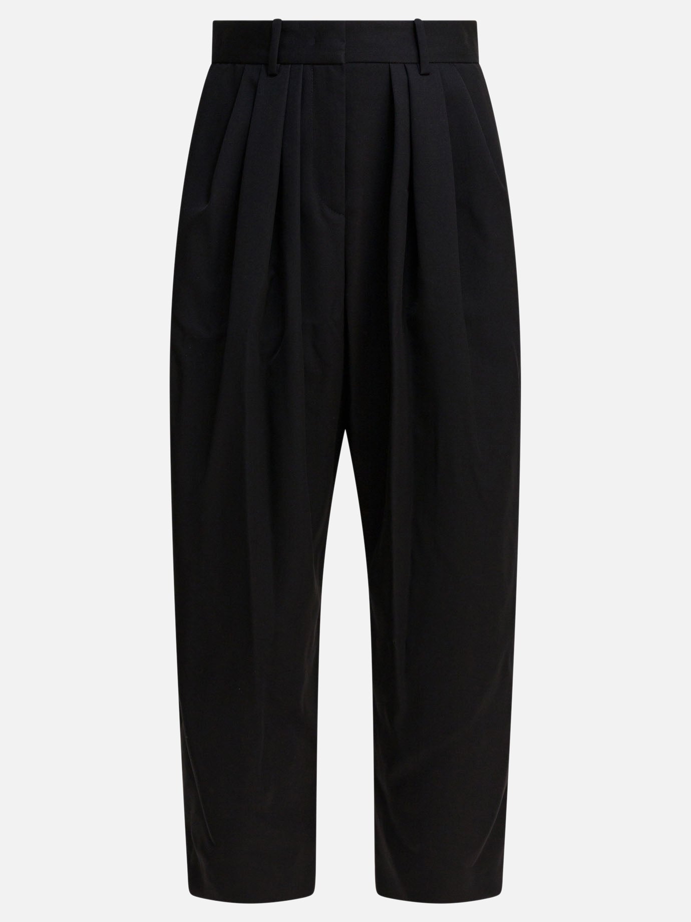 Leisure trousers Solid colour  Black - Isabel Marant Women | PDP | VIETTI Online Store | thumbnail