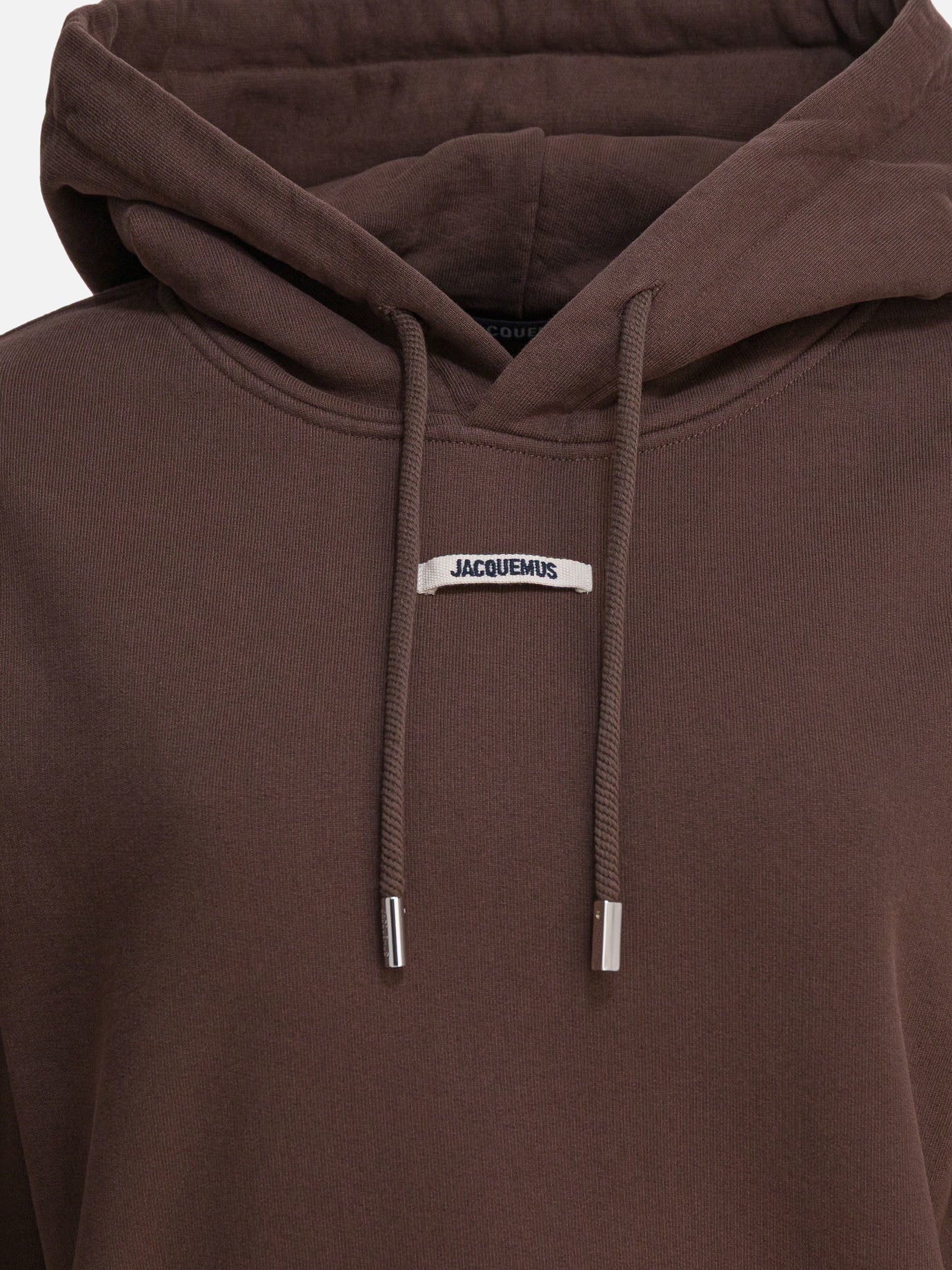 Felpe con cappuccio Logo  Marrone - Jacquemus Donna | PDP | VIETTI Online Store | thumbnail_3