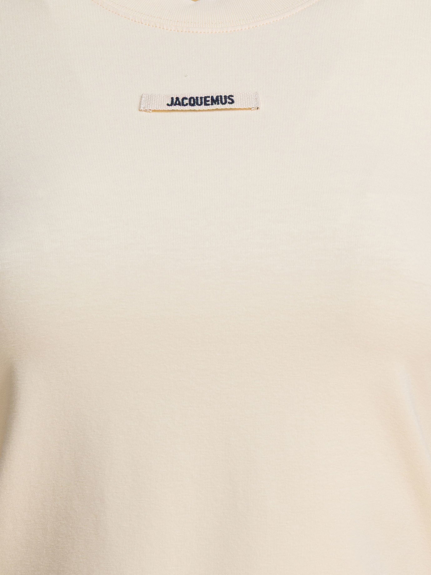 Crewneck t-shirts Logo  Beige - Jacquemus Women | PDP | VIETTI Online Store | Zoom-Modal_3
