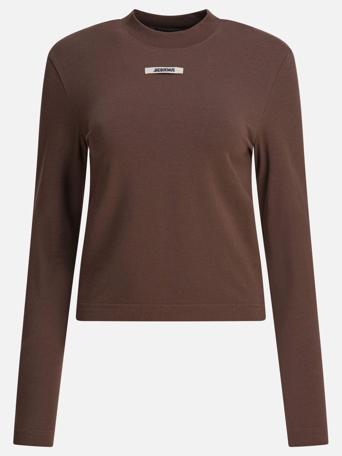 Crewneck t-shirts Logo  Brown - Jacquemus Women | PDP | VIETTI Online Store | thumbnail