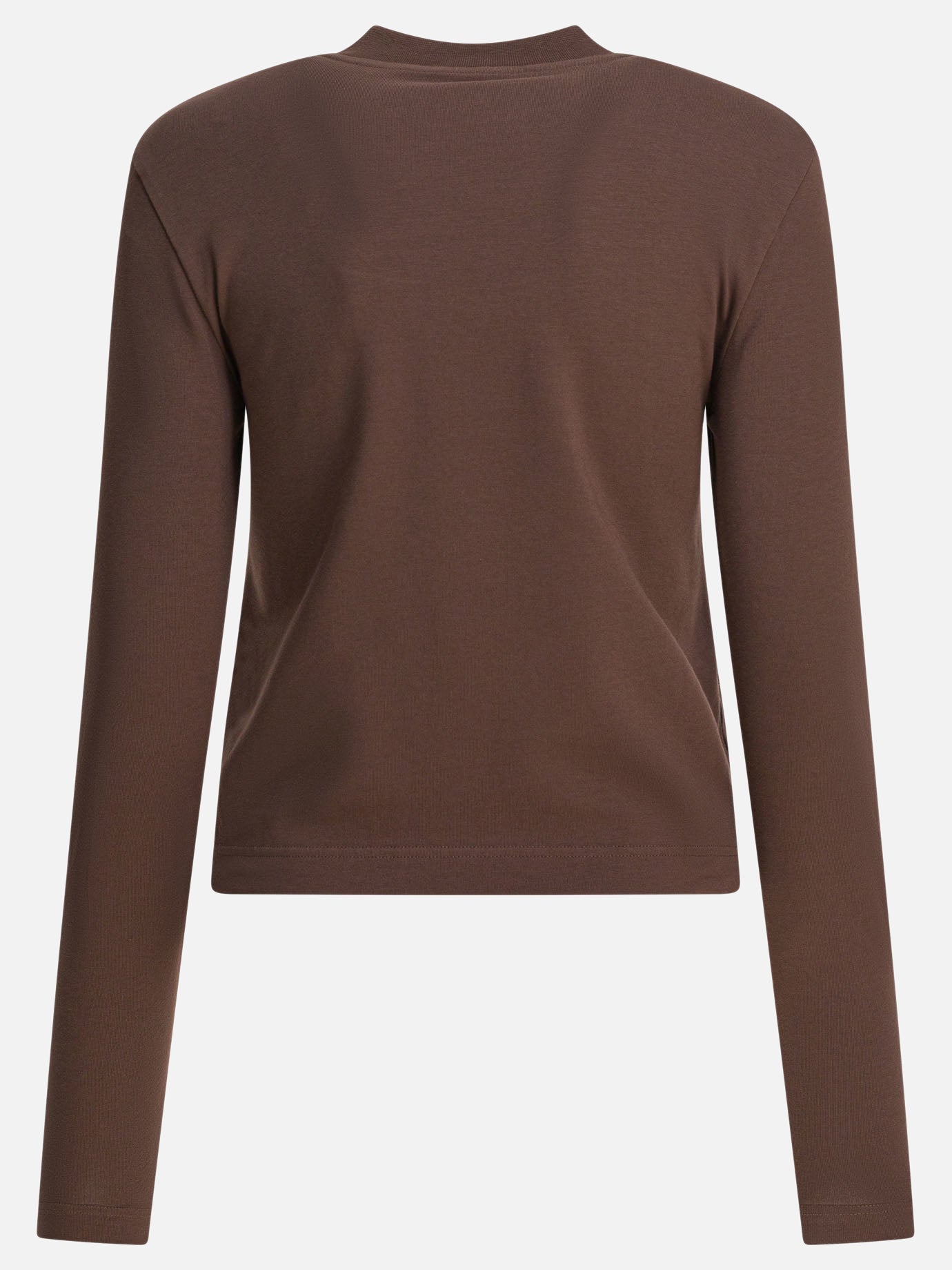 Crewneck t-shirts Logo  Brown - Jacquemus Women | PDP | VIETTI Online Store | thumbnail_2