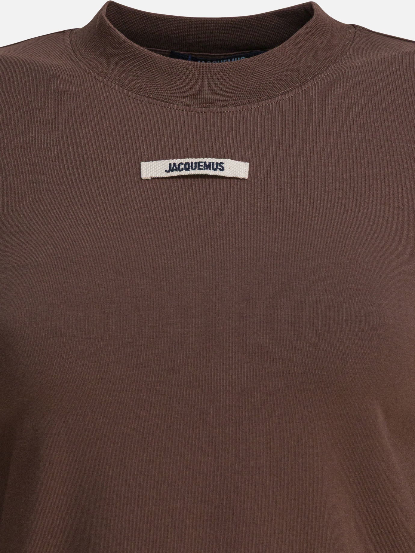 Crewneck t-shirts Logo  Brown - Jacquemus Women | PDP | VIETTI Online Store | thumbnail_3