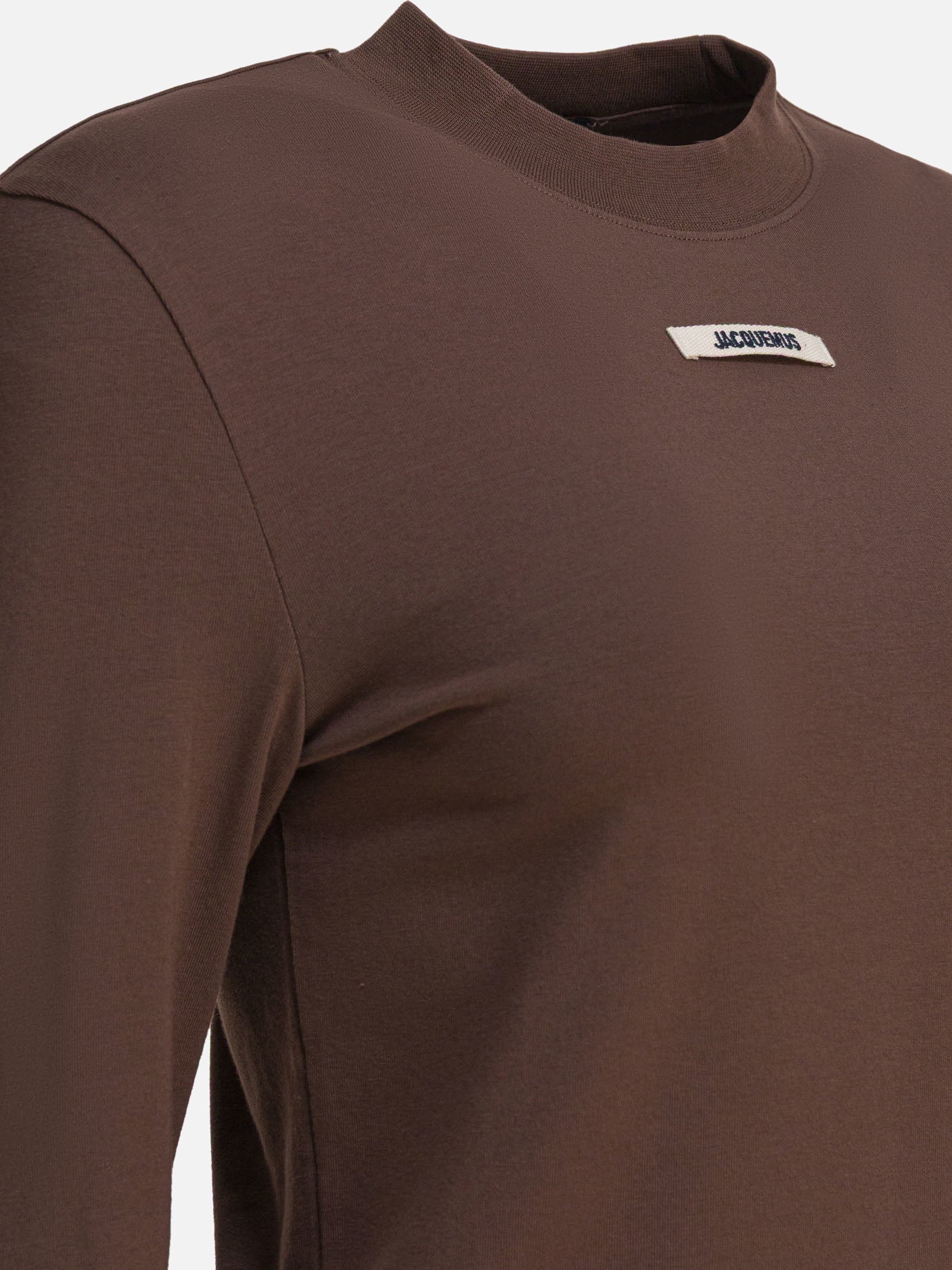 Crewneck t-shirts Logo  Brown - Jacquemus Women | PDP | VIETTI Online Store | thumbnail_4