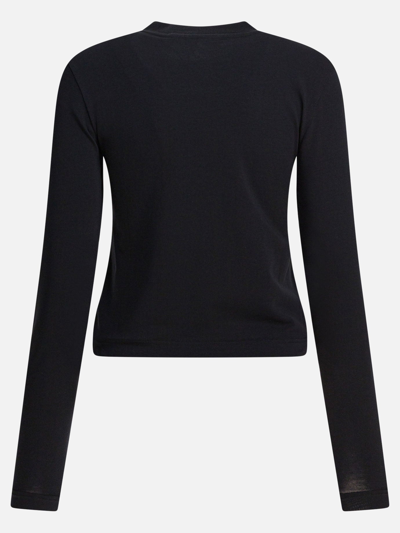 T-shirt girocollo Logo  Nero - Jacquemus Donna | PDP | VIETTI Online Store | Zoom-Modal_2
