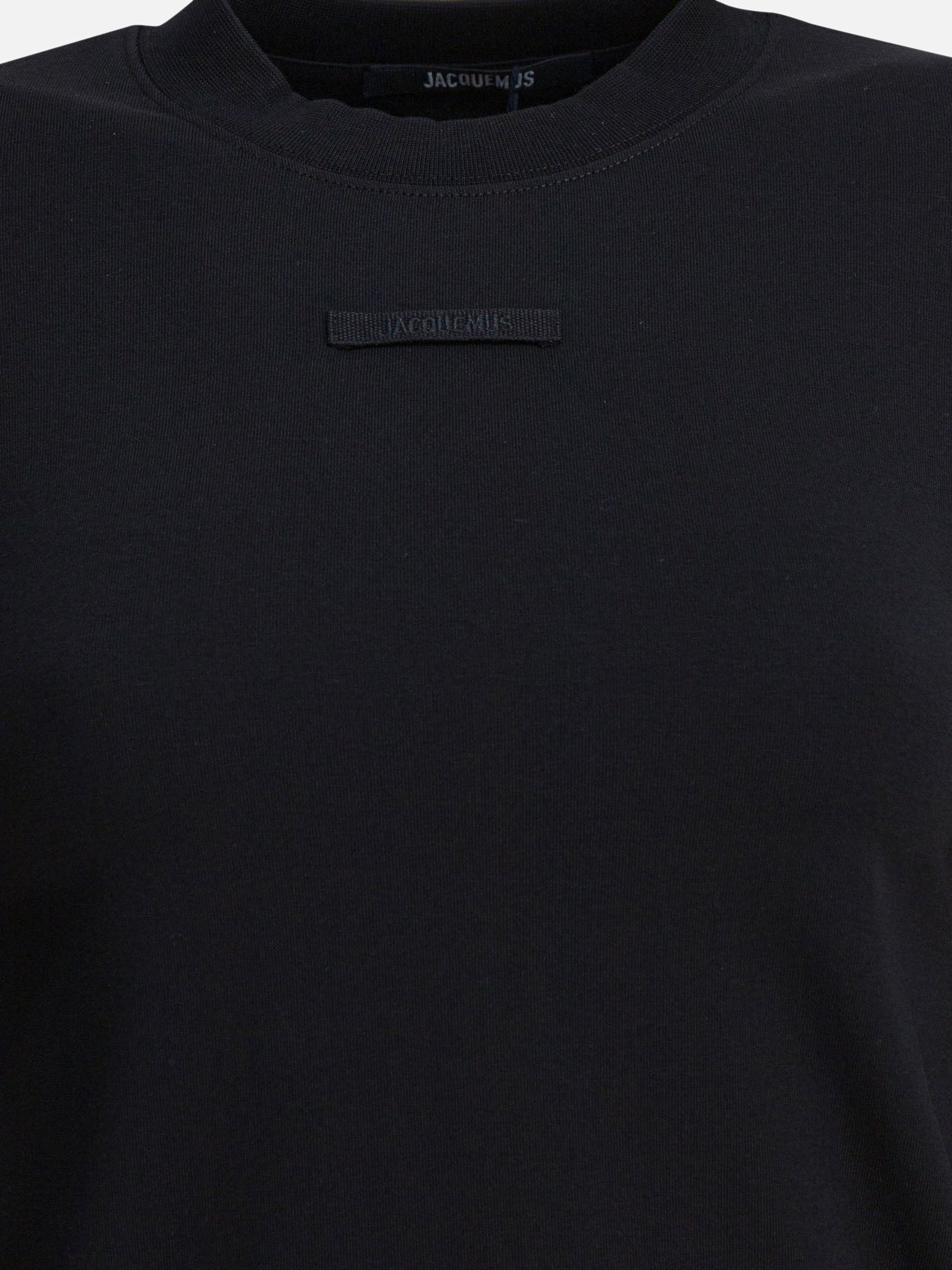 T-shirt girocollo Logo  Nero - Jacquemus Donna | PDP | VIETTI Online Store | Zoom-Modal_3
