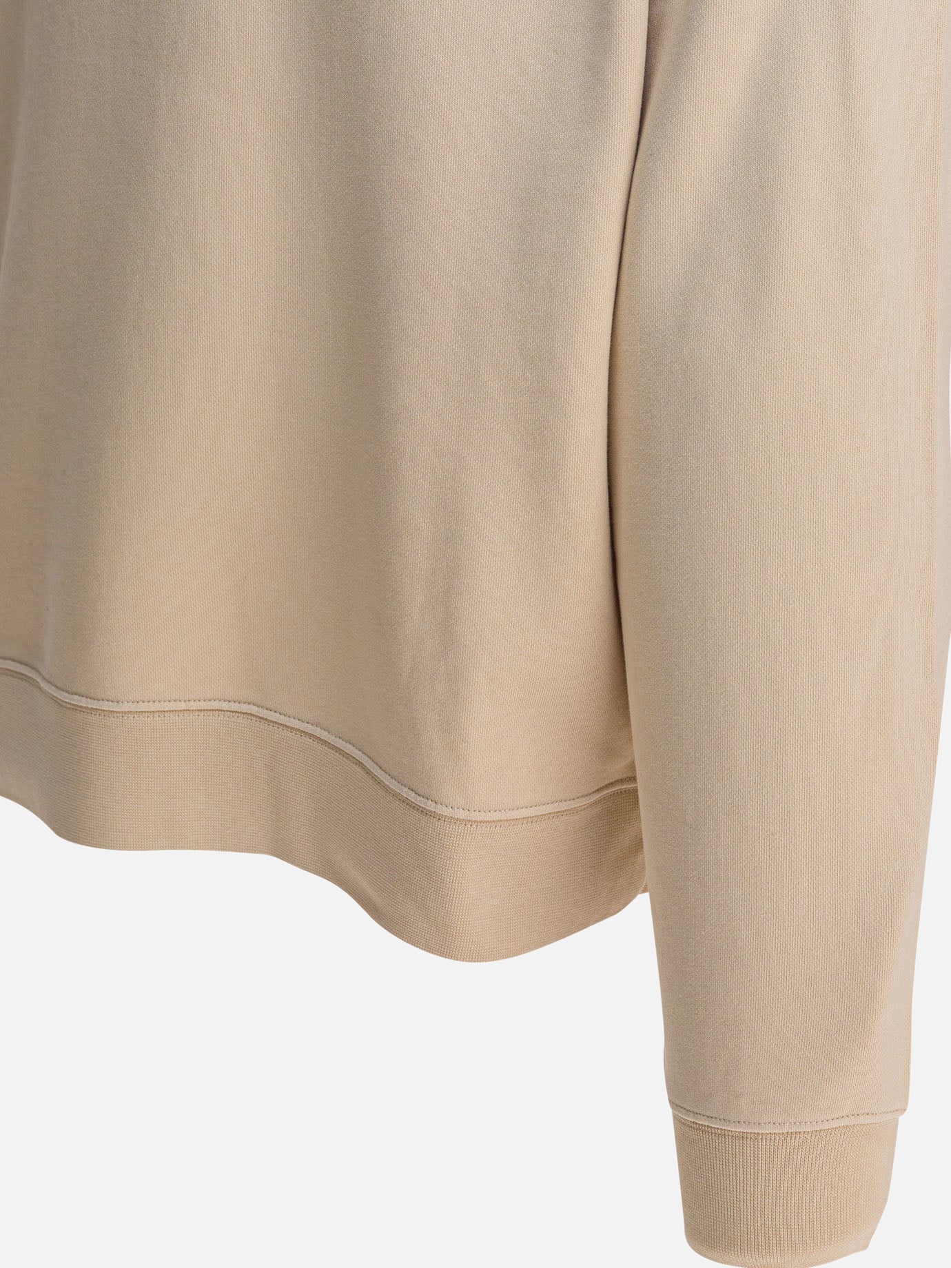 Jacquemus Felpa con cappuccio &quot;Gros Grain&quot; 12239370_S Beige thumbnail_4
