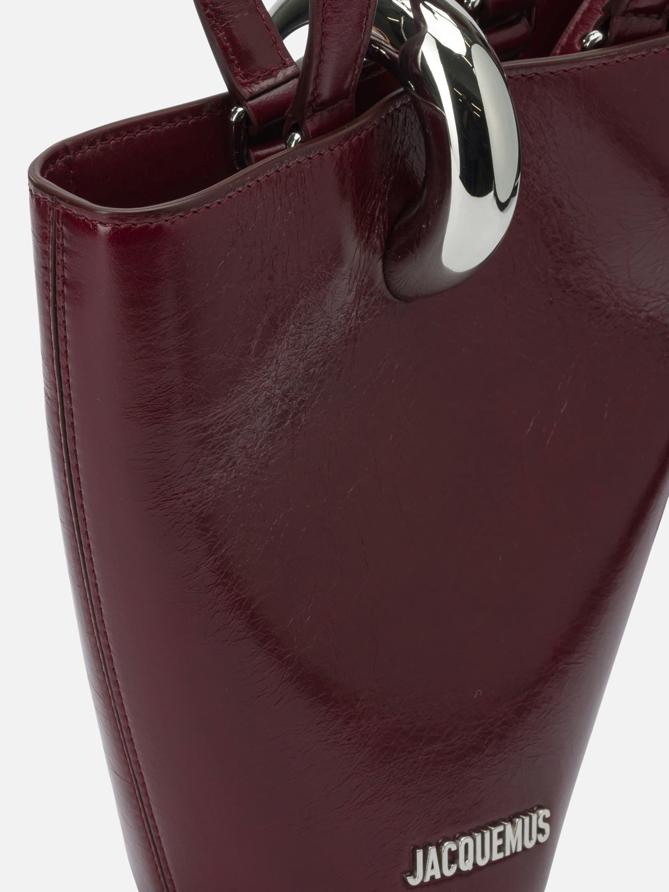 Borse piccole 100% calf leather  Bordeaux - Jacquemus Donna | PDP | VIETTI Online Store | thumbnail_4