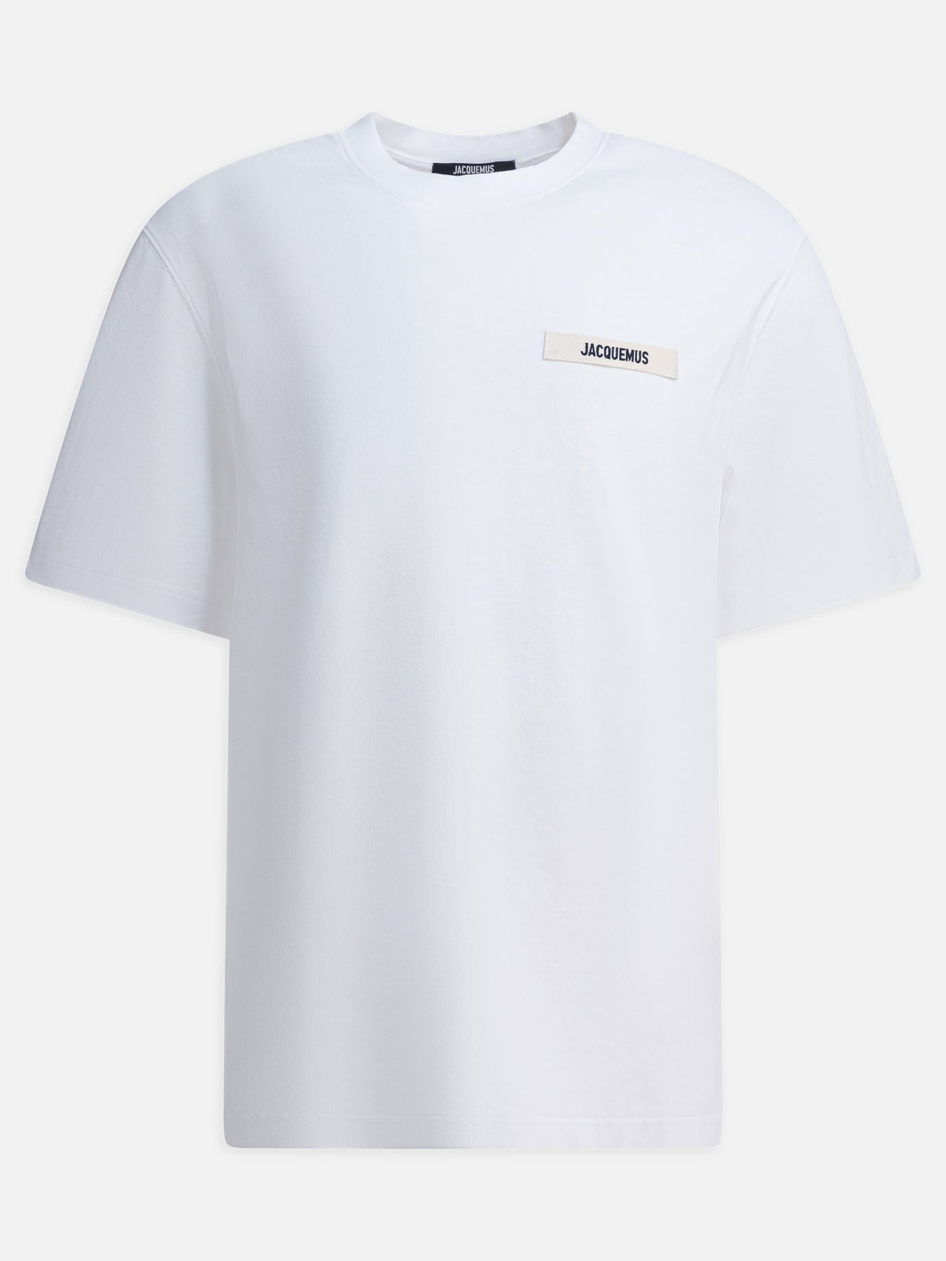 Crewneck t-shirts Logo  White - Jacquemus Men | PDP | VIETTI Online Store | Zoom-Modal
