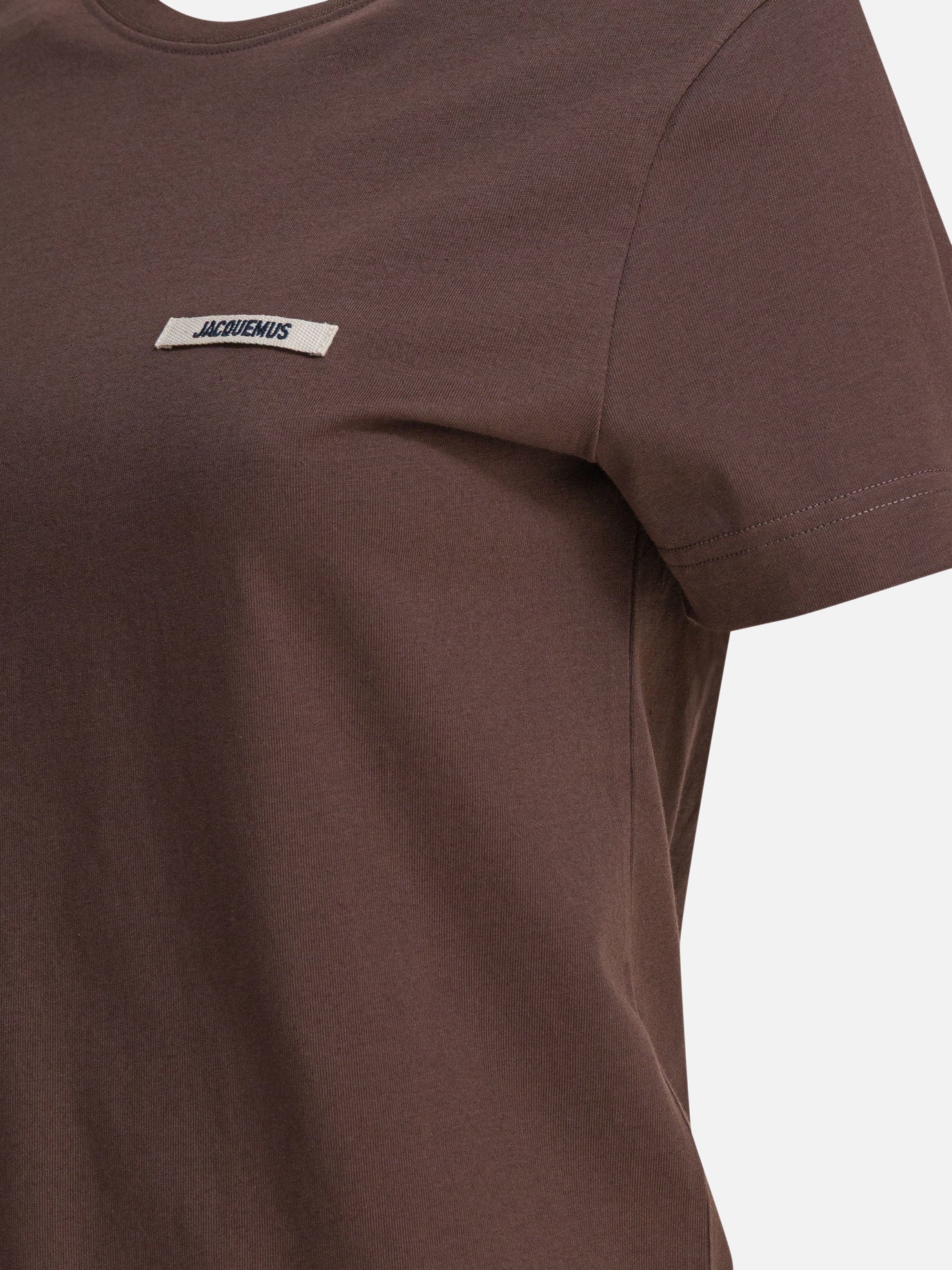 Crewneck t-shirts Logo  Brown - Jacquemus Women | PDP | VIETTI Online Store | thumbnail_4