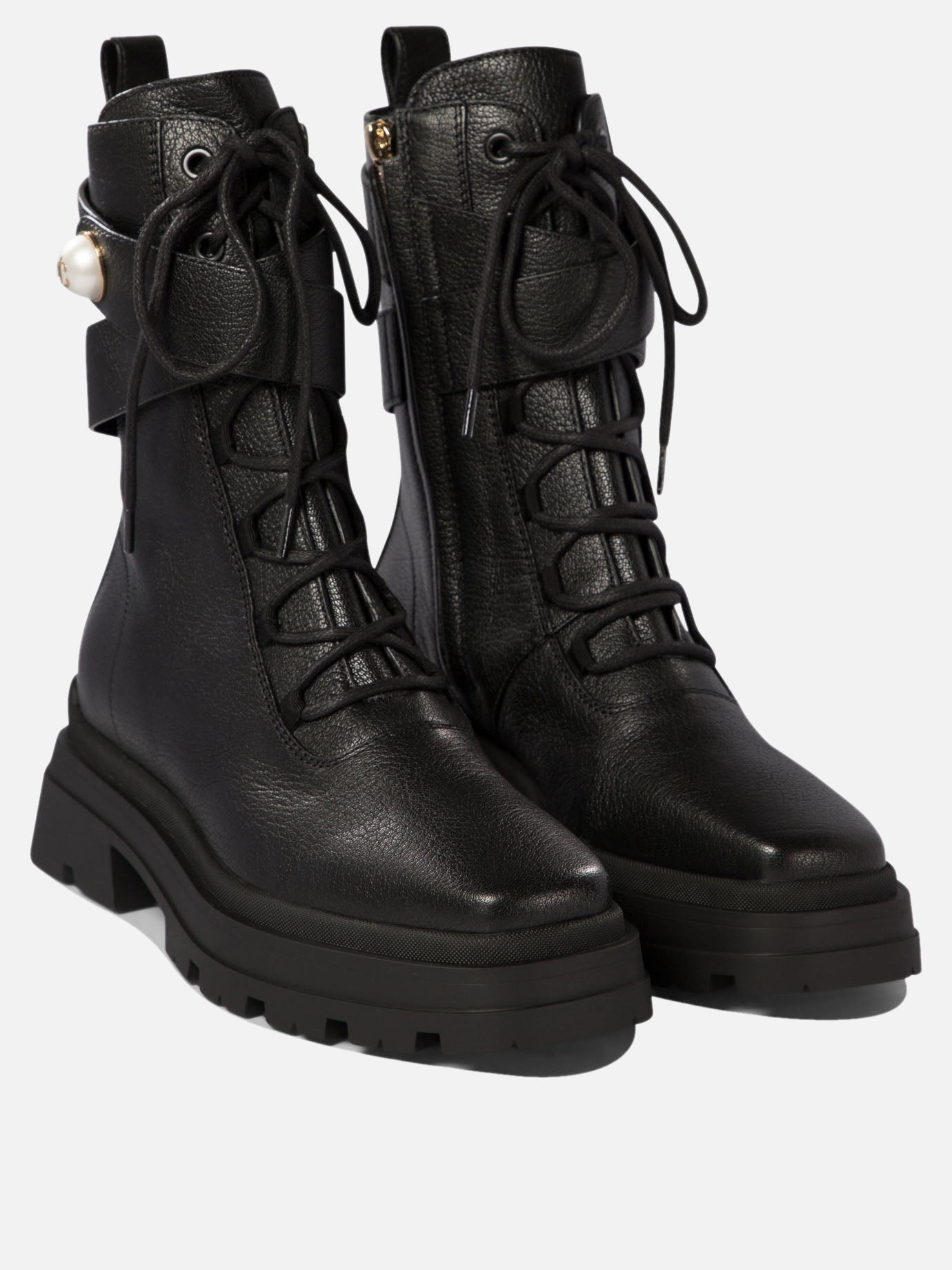 Anfibi 90% goat 10% lamb - 100% rubber  Nero - Jimmy Choo Donna | PDP | VIETTI Online Store | Zoom-Modal_3
