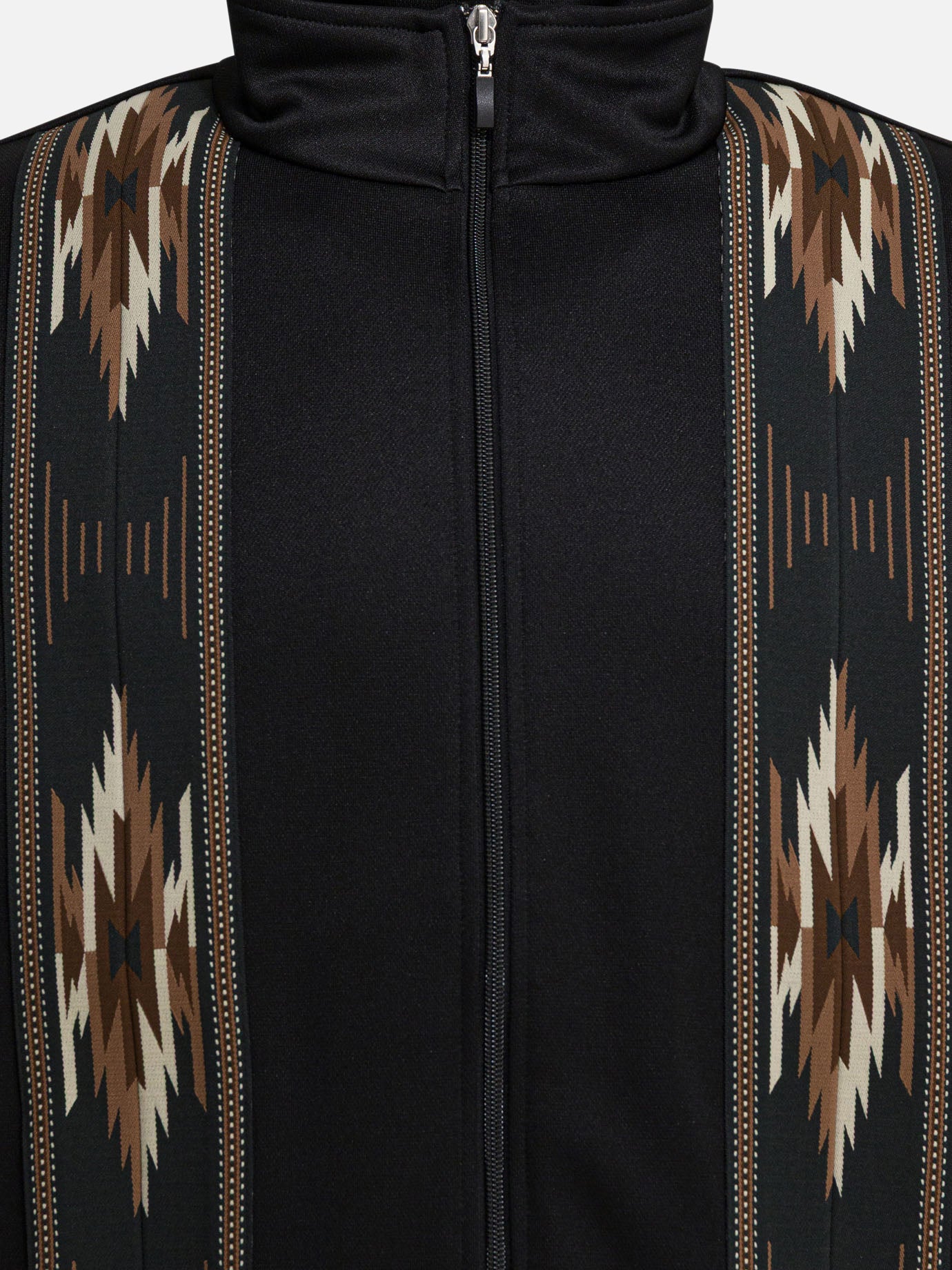 Felpe con zip Solid colour  Nero - KAPITAL Uomo | PDP | VIETTI Online Store | thumbnail_3