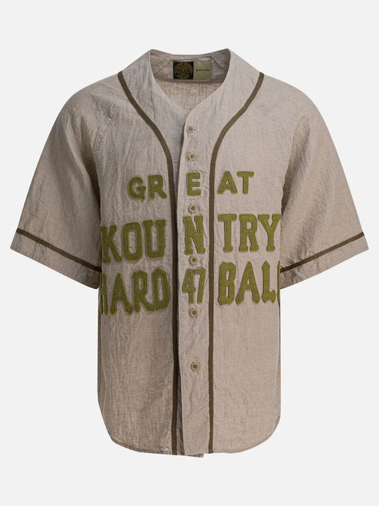 Camicie casual Solid colour  Beige - KAPITAL Uomo | PLP | VIETTI Online Store 
