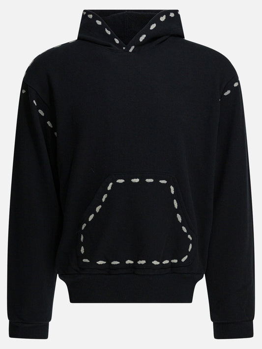 Hoodies Solid colour  Black - KAPITAL Men | VIETTI Online Store 
