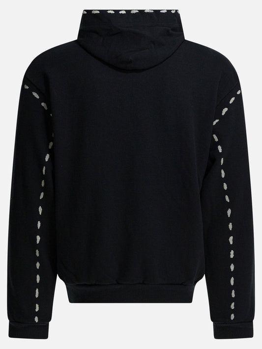 Hoodies Solid colour  Black - KAPITAL Men | VIETTI Online Store | 2
