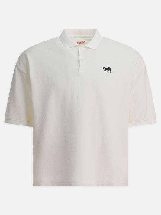Polo con bottoni Solid colour  Bianco - KAPITAL Uomo | PLP | VIETTI Online Store 
