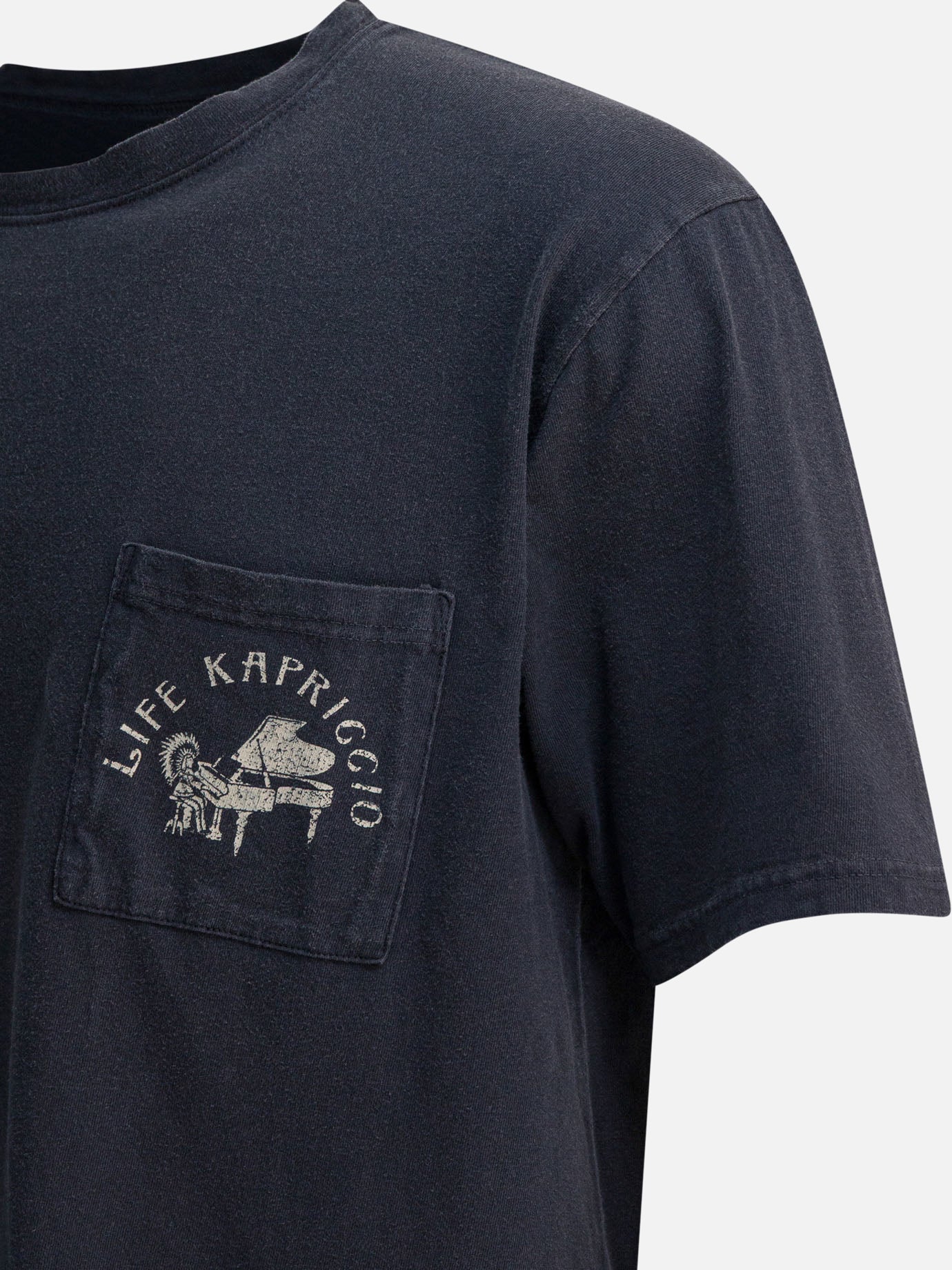 Crewneck t-shirts Print  Black - KAPITAL Men | PDP | VIETTI Online Store | thumbnail_4