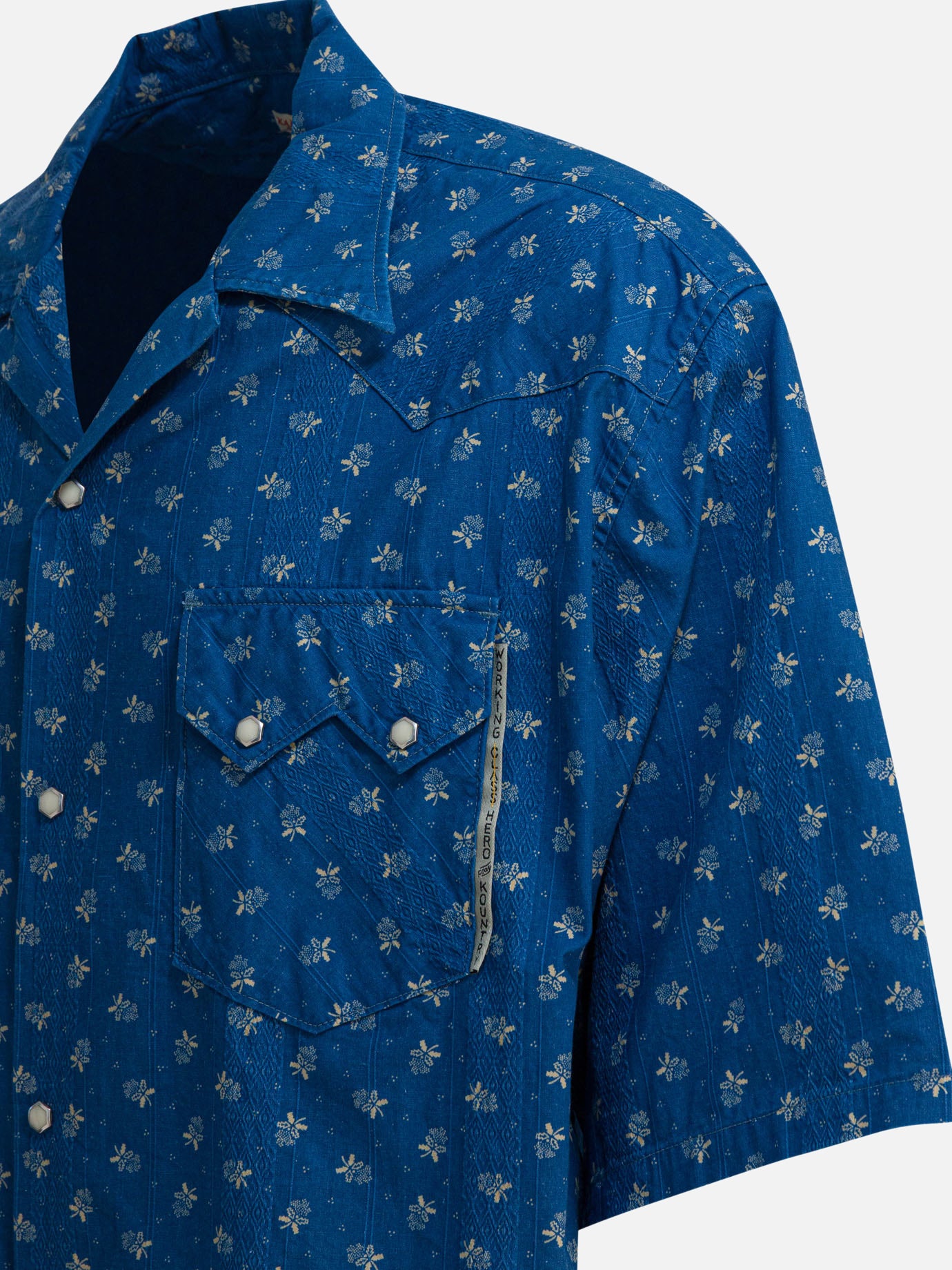Camicie casual Floral  Blu - KAPITAL Uomo | PDP | VIETTI Online Store | Zoom-Modal_4
