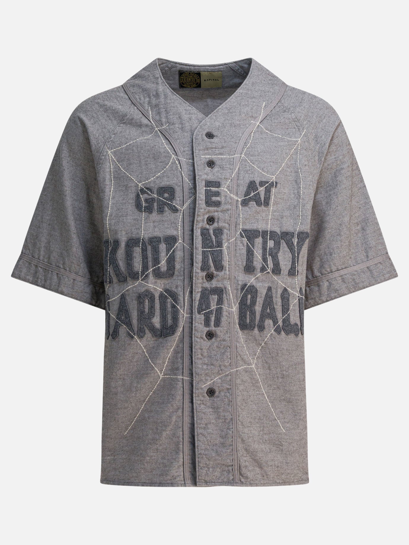 Camicie casual Print  Grigio - KAPITAL Uomo | PDP | VIETTI Online Store | thumbnail