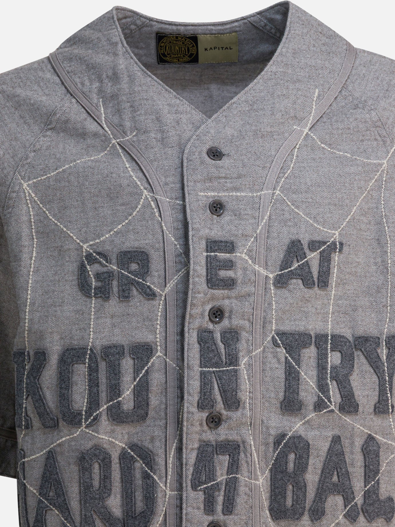 Camicie casual Print  Grigio - KAPITAL Uomo | PDP | VIETTI Online Store | Zoom-Modal_3
