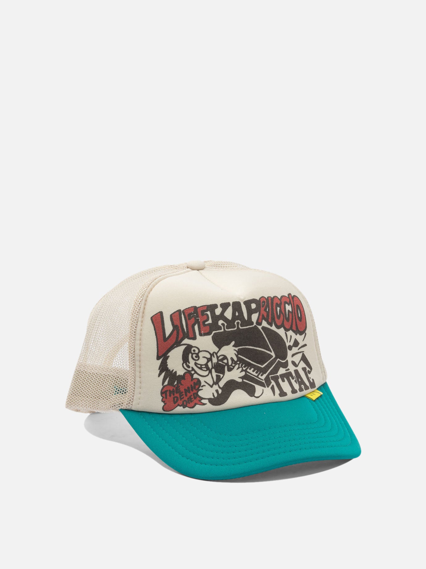 Trucker caps 100% polyester  White - KAPITAL Men | PDP | VIETTI Online Store | Zoom-Modal_2
