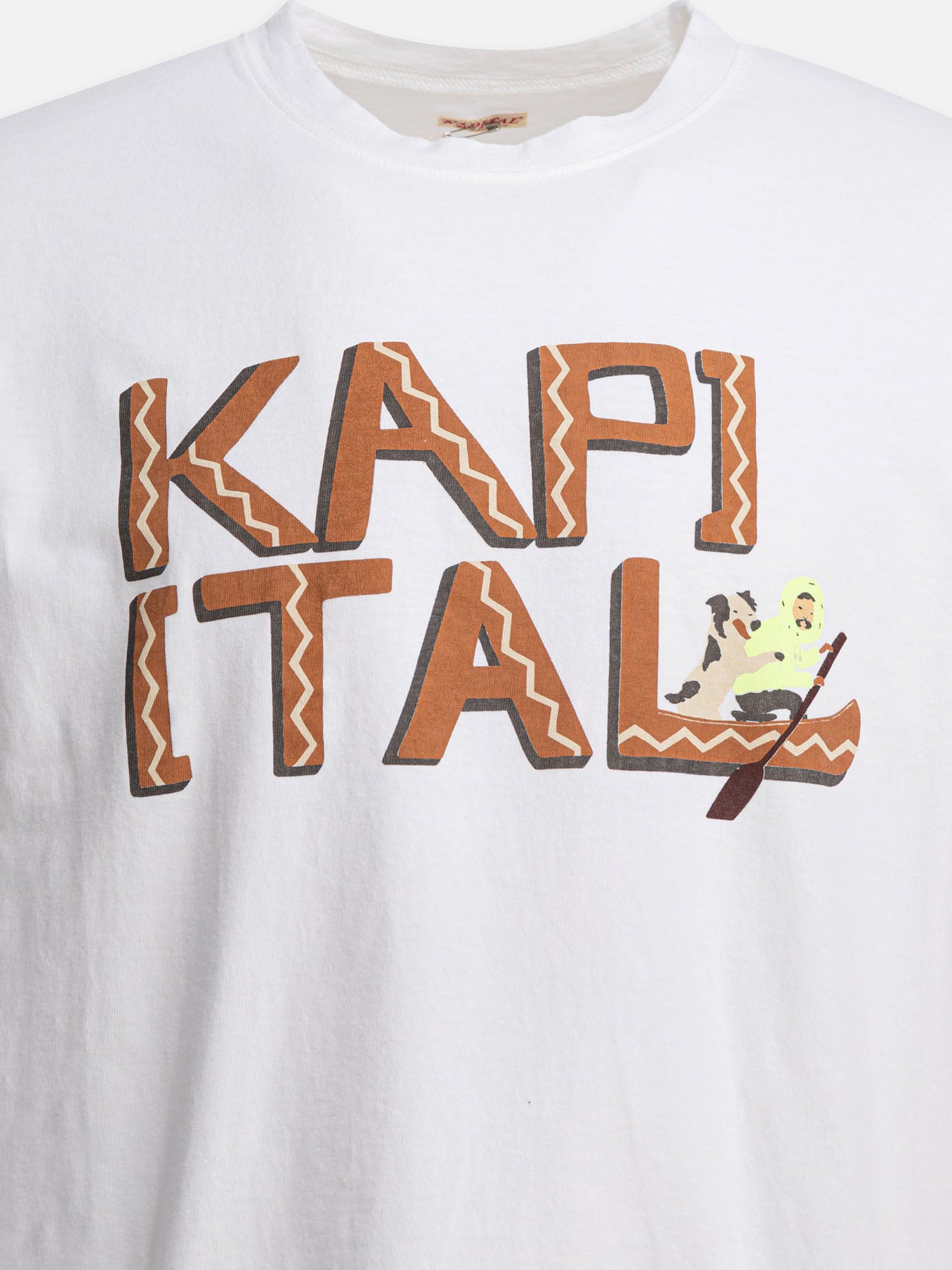 Crewneck t-shirts Graphics  Orange - KAPITAL Men | PDP | VIETTI Online Store | thumbnail_3