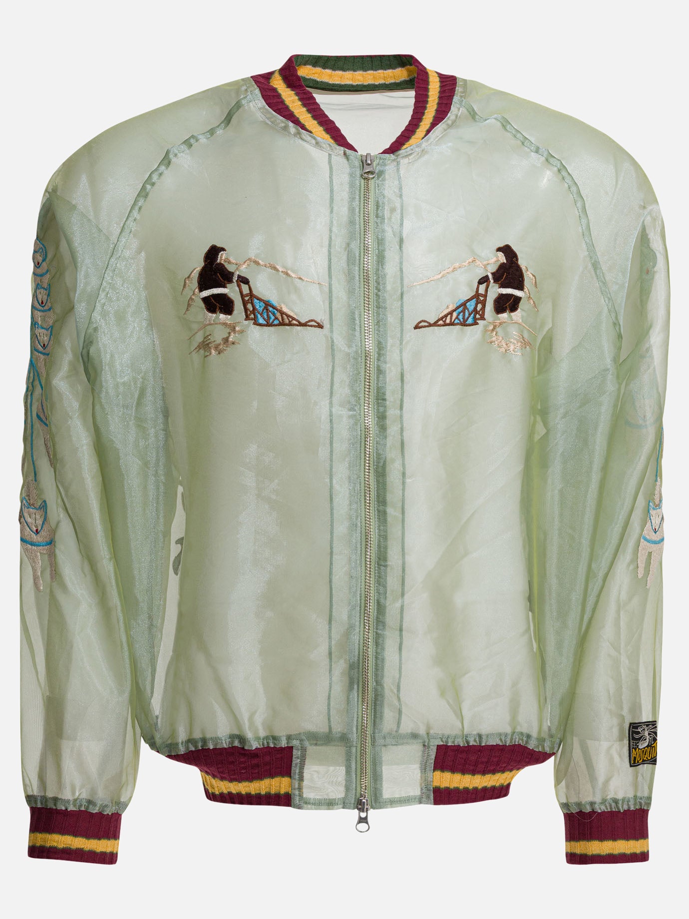 Bomber jackets Embroidered  Green - KAPITAL Men | PDP | VIETTI Online Store | Zoom-Modal
