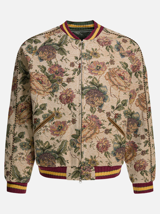 Bomber jackets Floral  Beige - KAPITAL Men | PLP | VIETTI Online Store 
