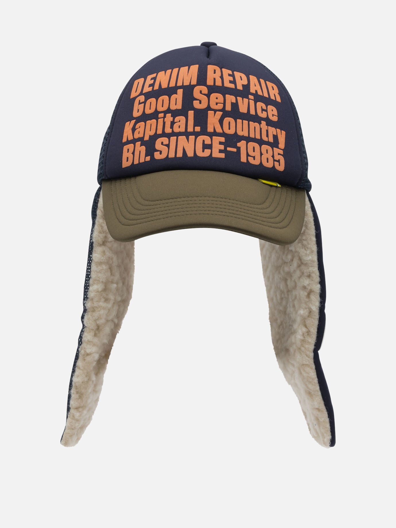 Trucker caps 100% polyester  Blue - KAPITAL Men | PDP | VIETTI Online Store | Zoom-Modal
