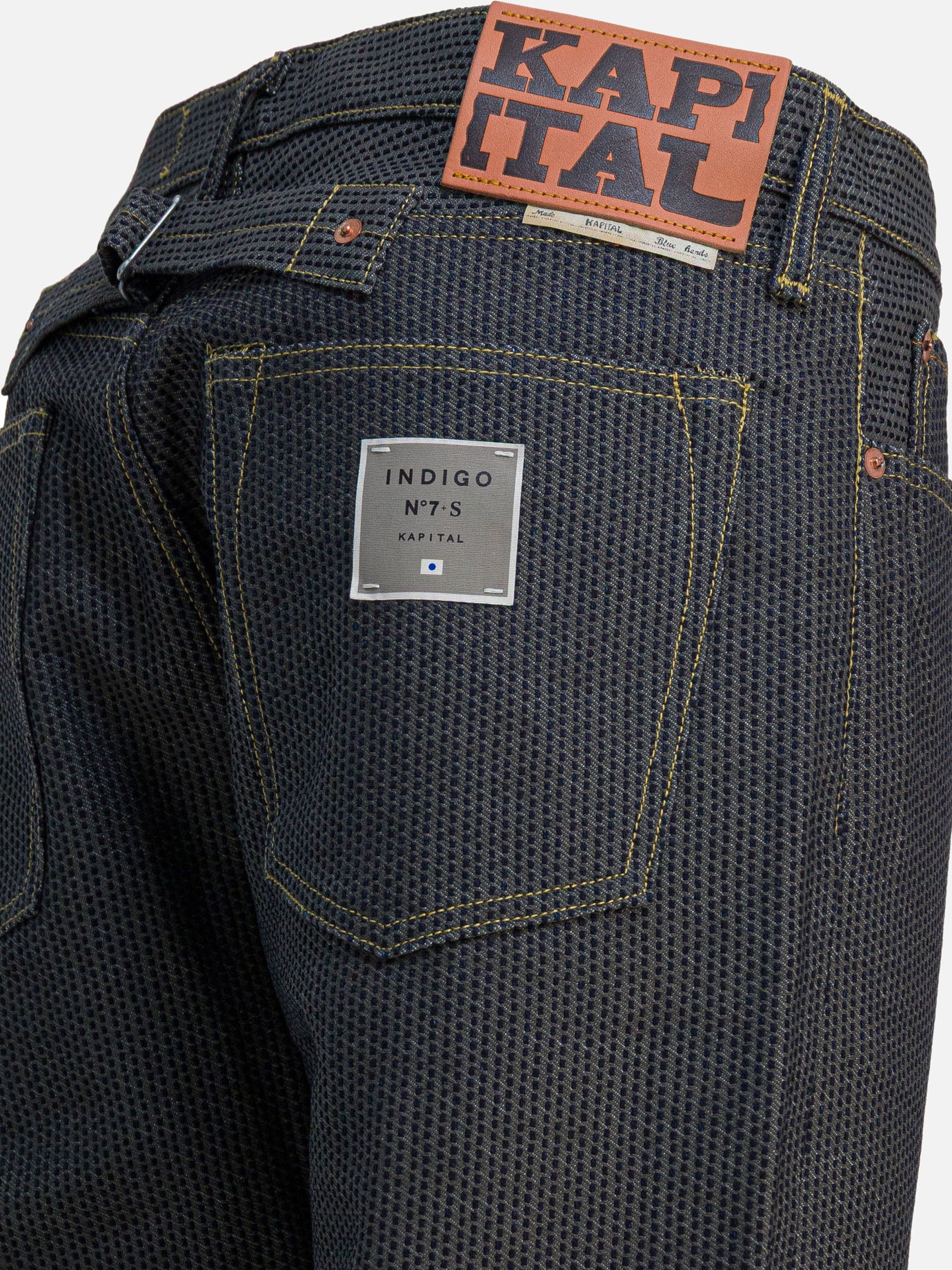 Jeans a gamba dritta Denim  Blu - KAPITAL Uomo | PDP | VIETTI Online Store | Zoom-Modal_4
