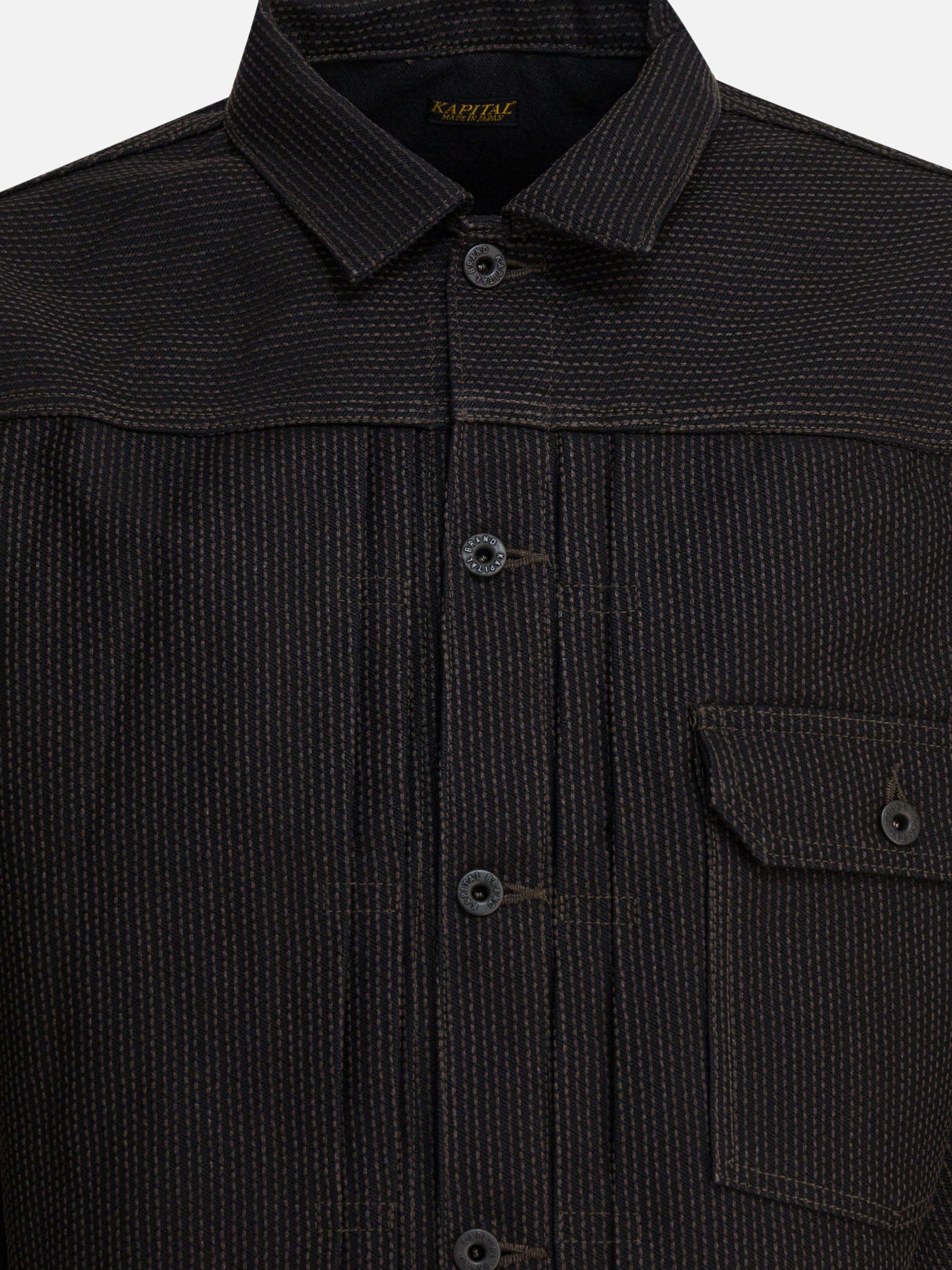 Denim jackets Solid colour  Black - KAPITAL Men | PDP | VIETTI Online Store | Zoom-Modal_3
