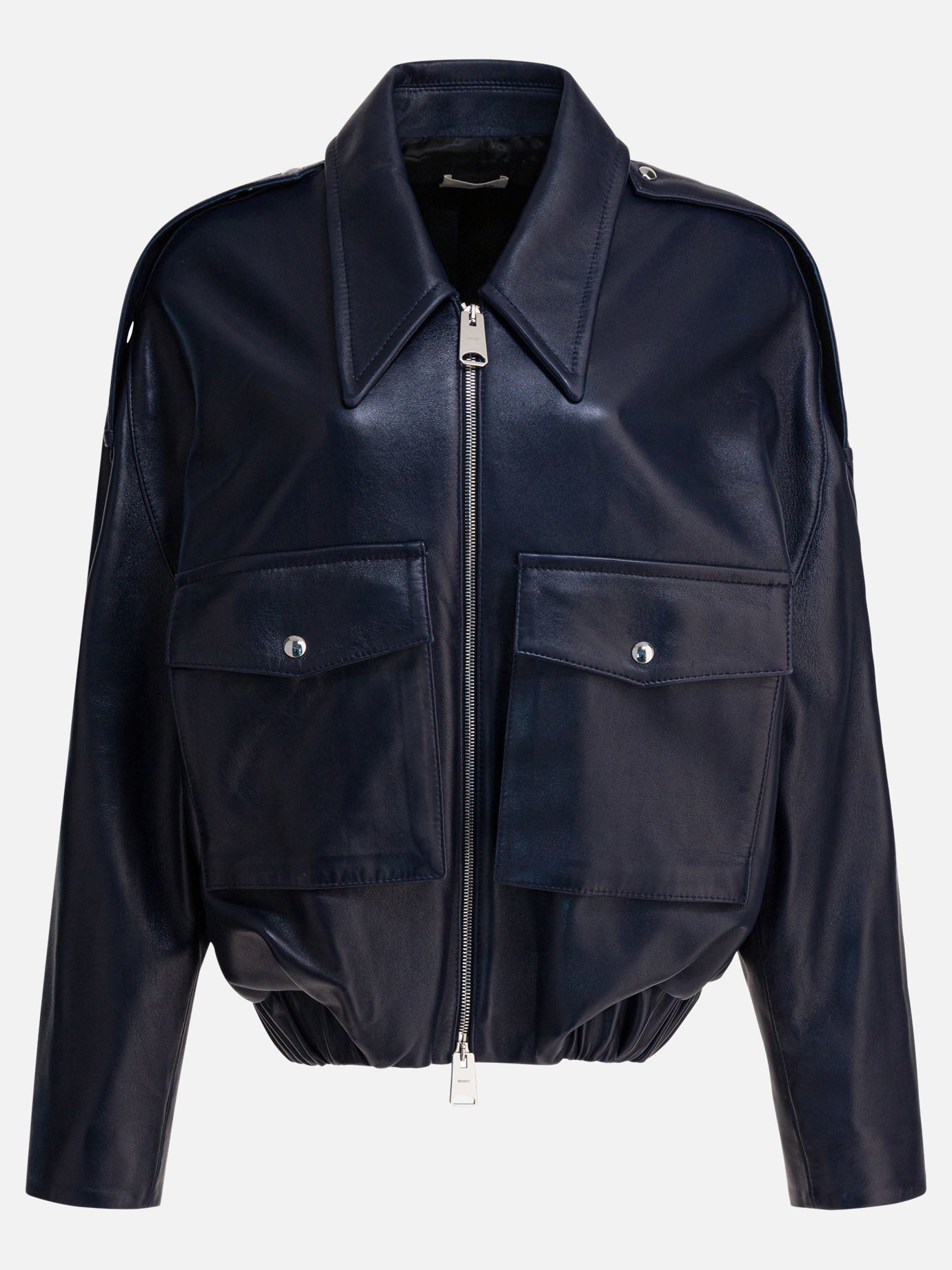 Bomber jackets Solid colour  Blue - Khaite Women | PDP | VIETTI Online Store | thumbnail